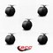Service Caster 2'' Black Metal Hooded Twin Wheel Caster Nylon Wheels Top Plate, 5PK SCC-TP02S50D-NYS-FB-TP2-5 - alternate 2